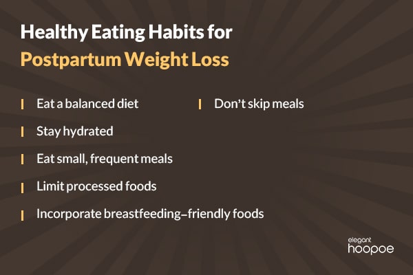 what should I eat postpartum to lose weight