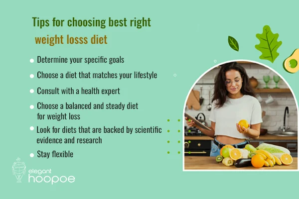 Tips for choosing best right weight losss diet