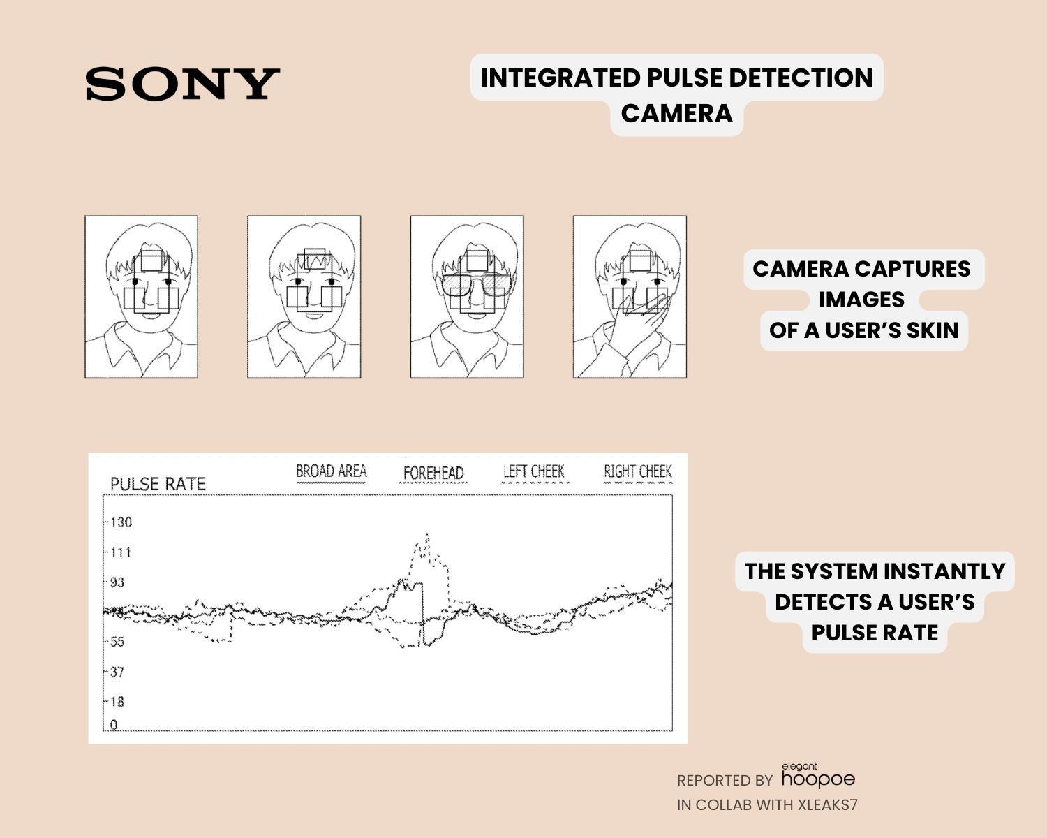 Instant pulse detection from imaging skin areas