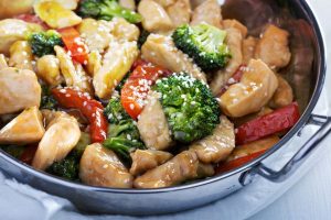 Broccoli and Chickpea Stir-Fry