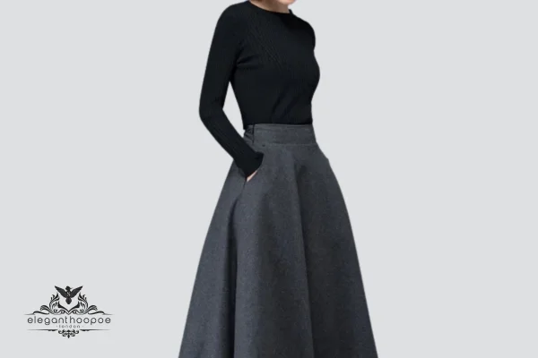 Pair flared skirts with fitted tops