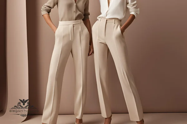 Straight-leg trousers