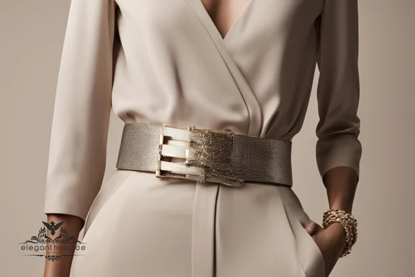 A belt to cinch in the waist