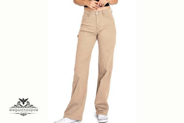 High-Waisted Straight-Leg Pants