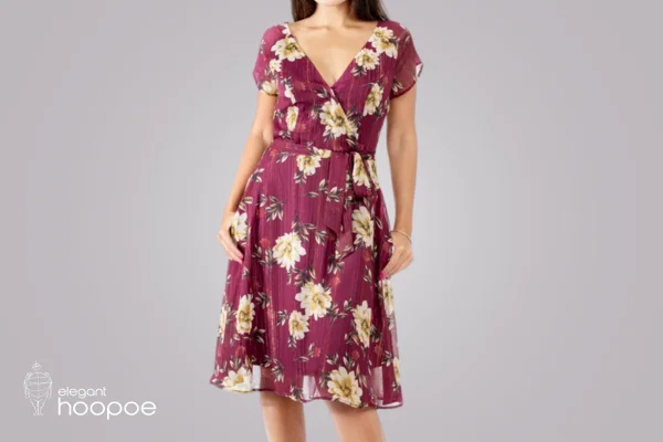 fit-and-flare or wrap dresses