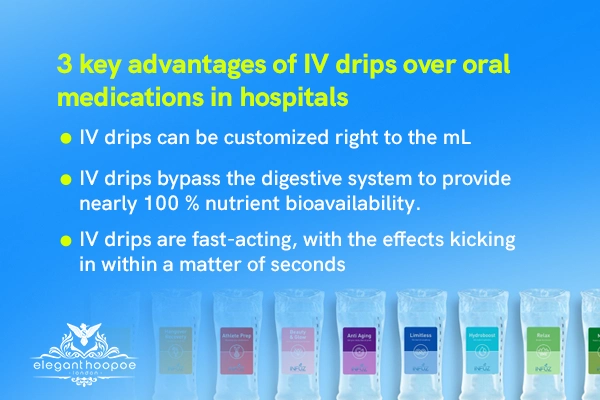 3 key advantages of IV drips over oral medications in hospitals