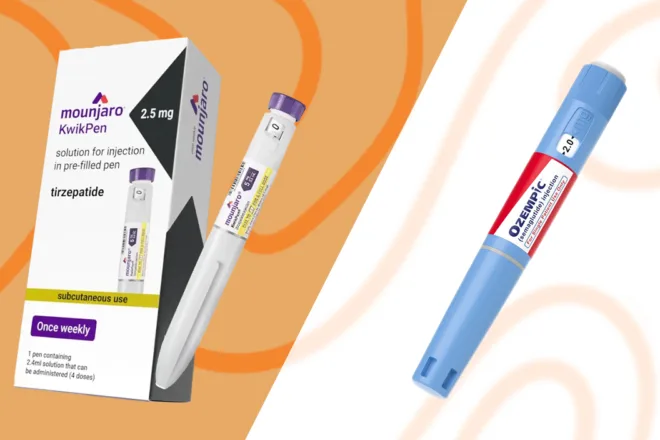 Comparison of Mounjaro and Ozempic injection pens