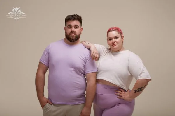 Two individuals showcasing diverse body compositions, highlighting the importance of the biomass index in health assessment
