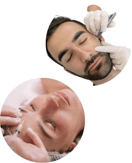 Patient receiving wellness booster injection for energy and immunity